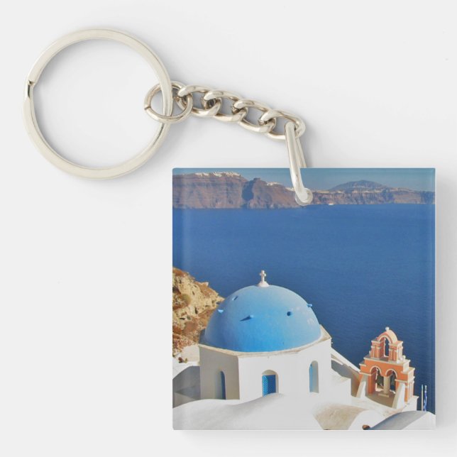 Llavero Keychain de Santorini (Frente)