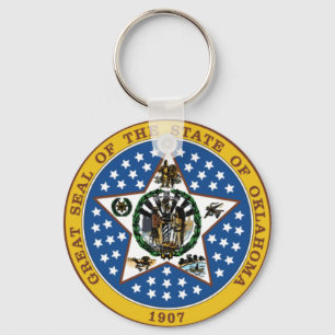 Llavero Keychain de sellos de Oklahoma