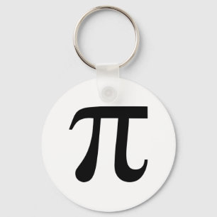 Llavero Keychain de símbolo de matemáticas de Pi