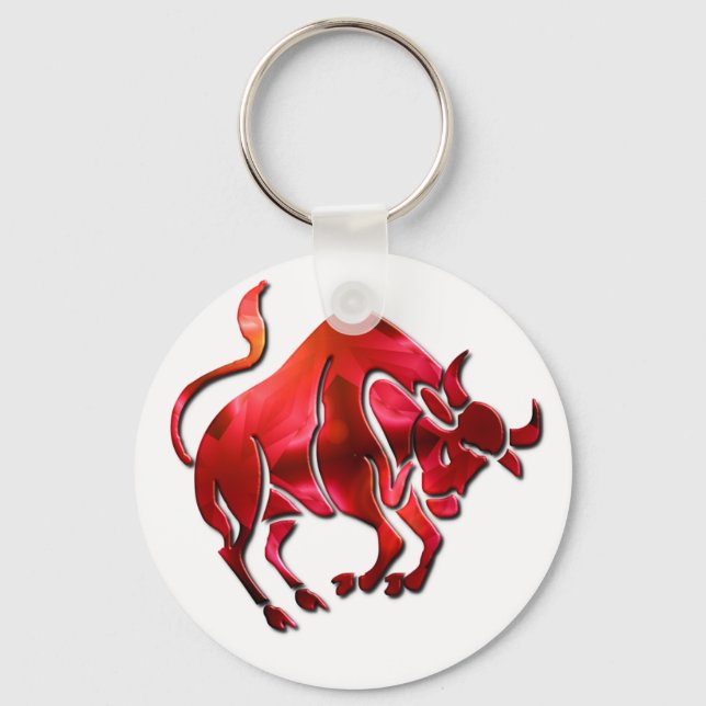 Llavero Keychain de símbolo de Taurus (Anverso)
