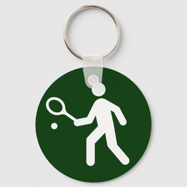 Llavero Keychain de símbolo del tenis (Anverso)