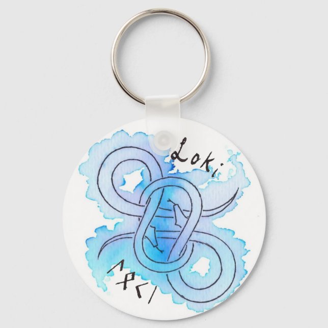 Llavero Keychain de símbolos Loki (Anverso)