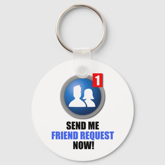 Llavero Keychain de solicitud de amistad (Anverso)