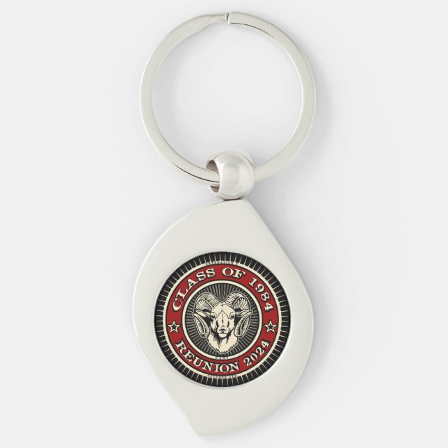 Llavero Keychain de South Gate High School Rams (Anverso)