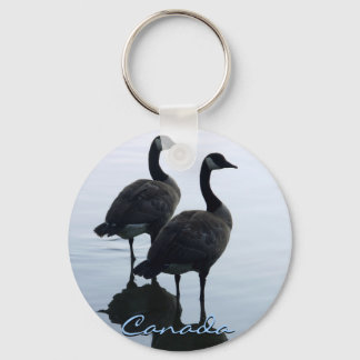 Llavero Keychain de Souvenir de Canadá Keepsake geese de C