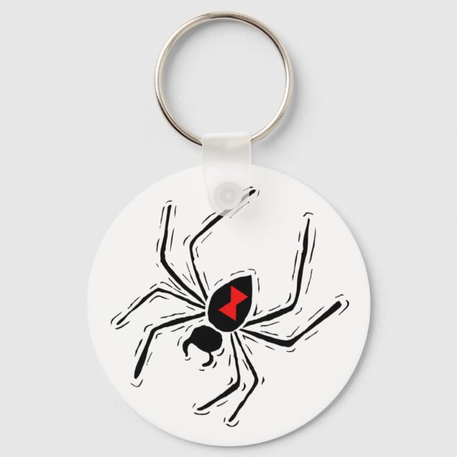 Llavero Keychain de Spider para viuda negra (Anverso)