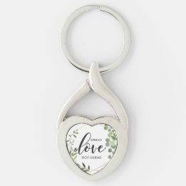 Llavero Keychain de Spread Love Not Germs