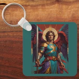 Llavero Keychain de St Michael Archangel - Regalo católico