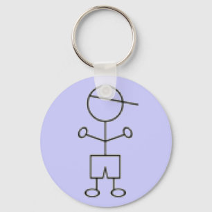 Llavero Keychain de Stick Boy - Azul