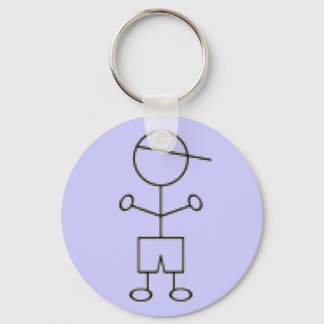 Llavero Keychain de Stick Boy - Azul