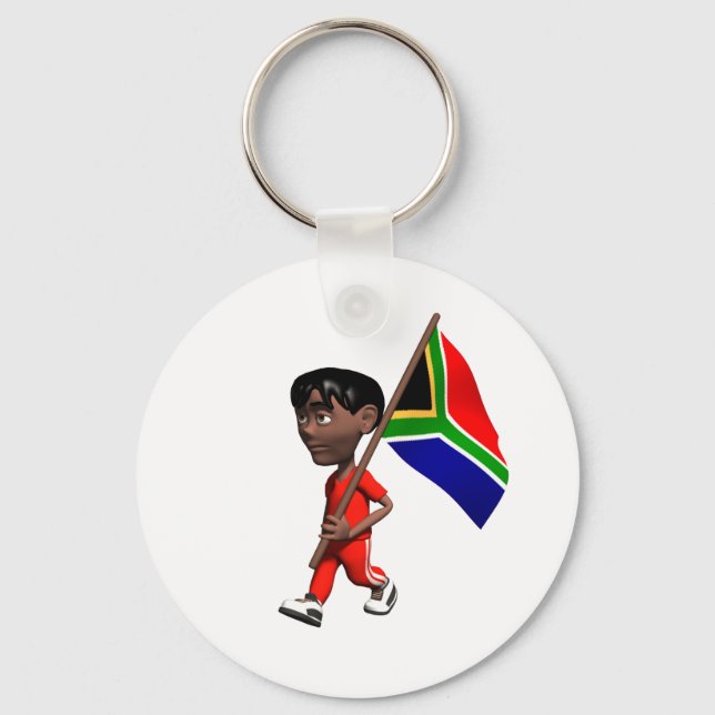 Llavero Keychain de Sudáfrica (Anverso)