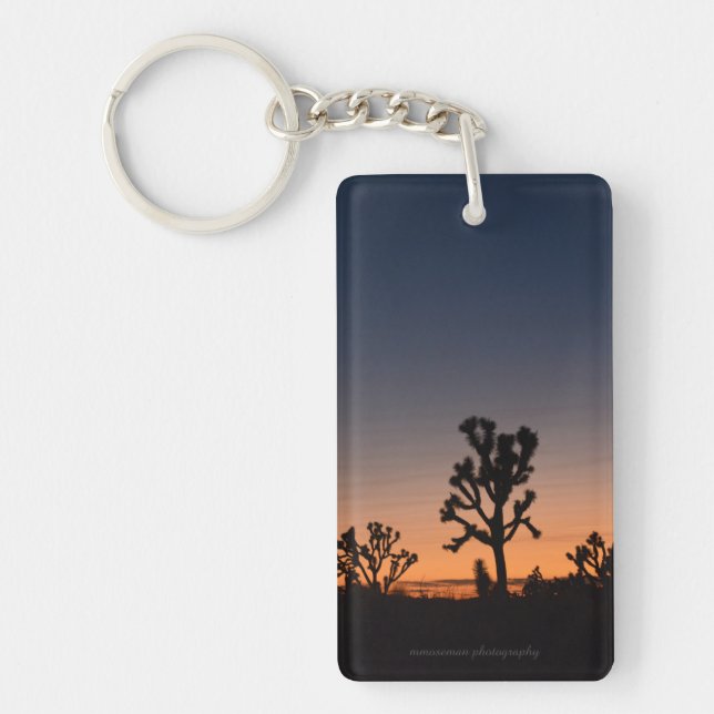 Llavero Keychain de Sunset Joshua Trees (Frente)