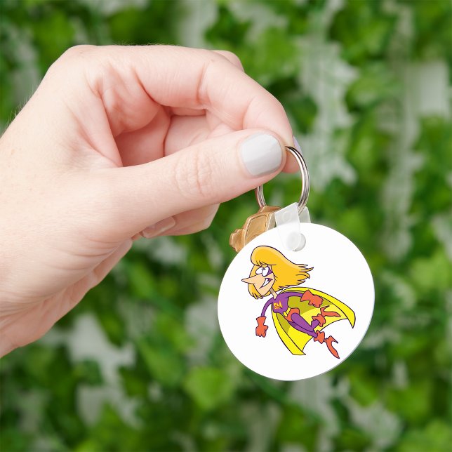 Llavero Keychain de Super Mamá (Subido por el creador)
