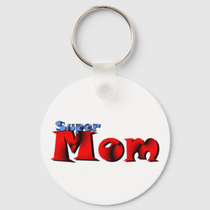 Llavero Keychain de Super Mamá