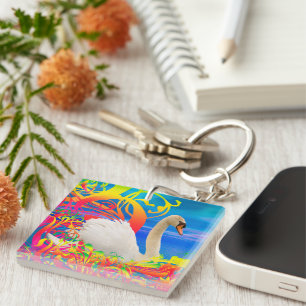 Llavero Keychain de Swan Nest