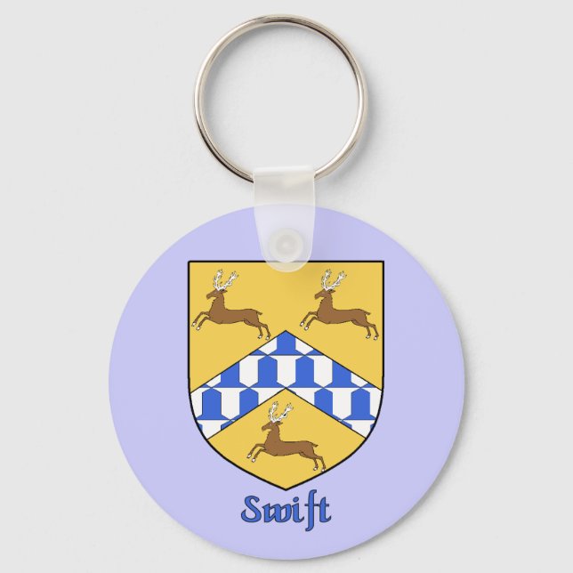 Llavero Keychain de Swift Family Shield (Anverso)