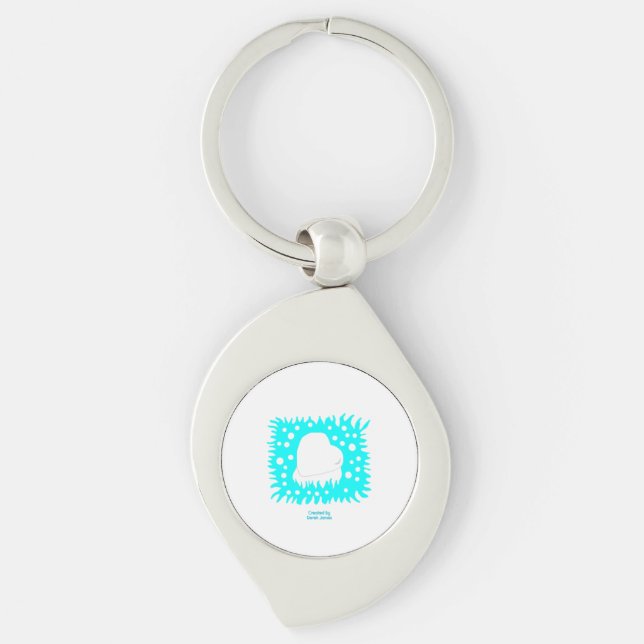 Llavero Keychain de Swift Heart Snow (Anverso)
