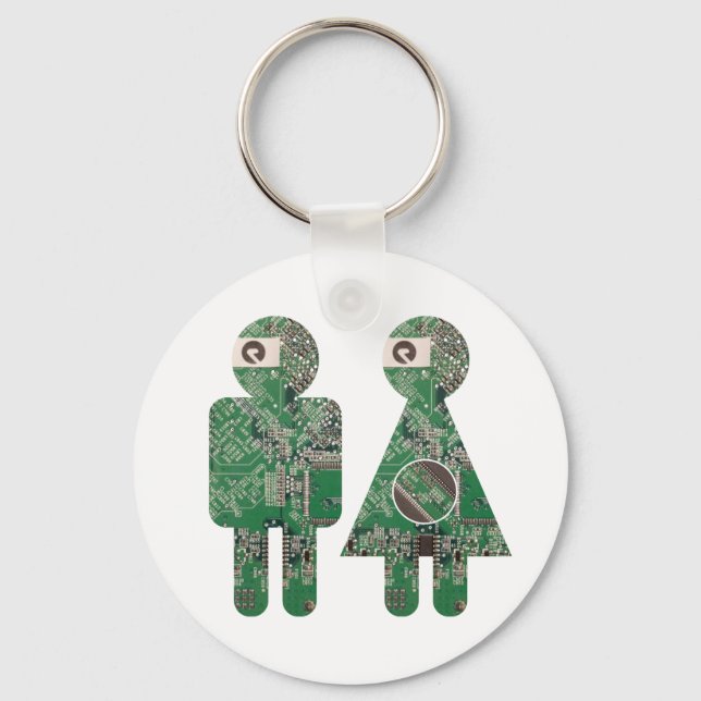 Llavero Keychain de tablero de aluminio (Anverso)