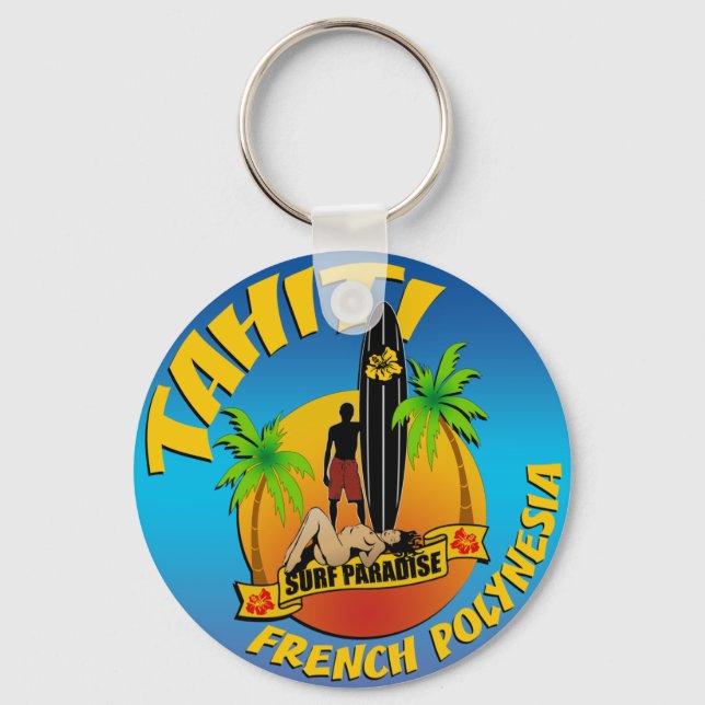 Llavero Keychain de Tahití (Anverso)