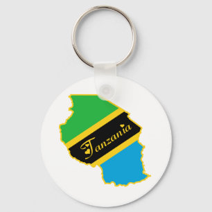 Llavero Keychain de Tanzania
