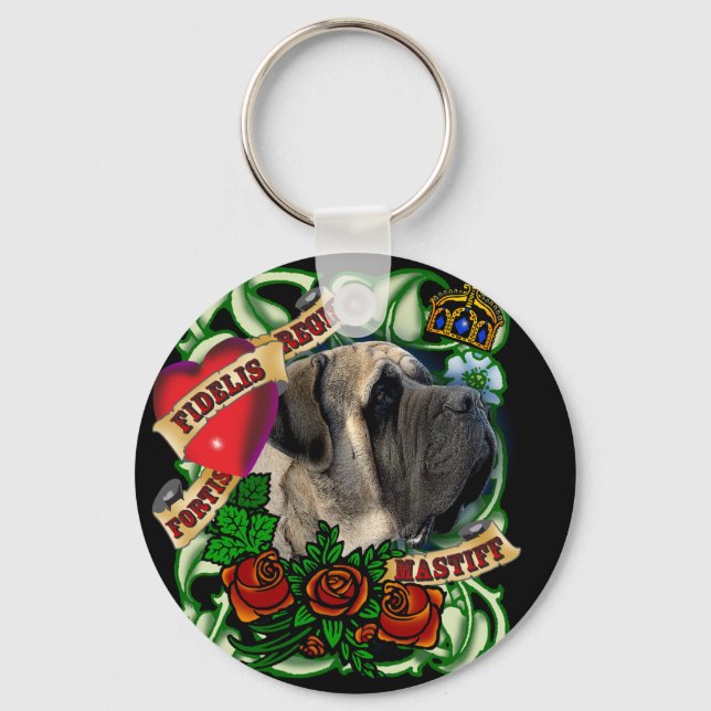 Llavero Keychain de Tattoo Mastiff (Anverso)