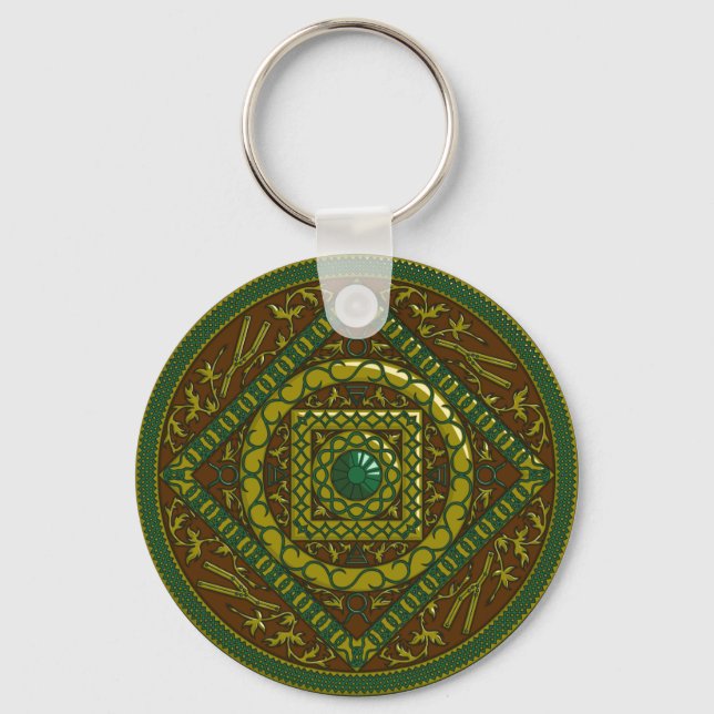 Llavero Keychain de Taurus Mandala (Anverso)