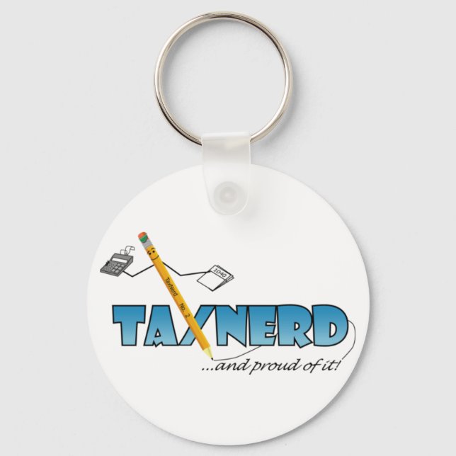 Llavero Keychain de TaxNerd (Anverso)