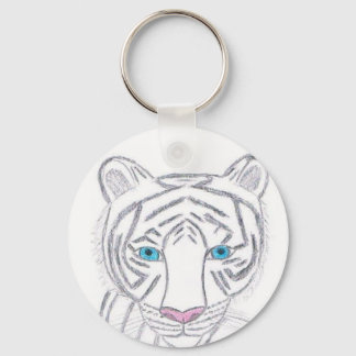 Llavero Keychain de tigres blancos por KellyMDesigns
