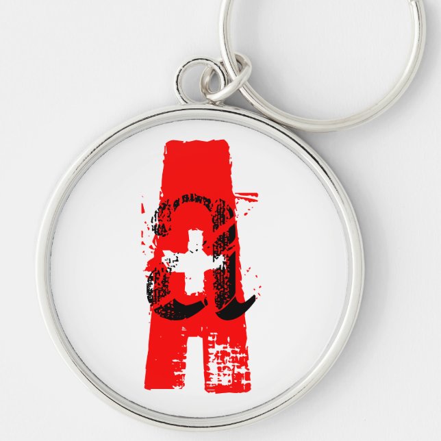 Llavero Keychain de tipo de sangre A+ (Frente)