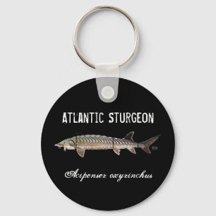 Llavero Keychain de título del esturión atlántico - Capas