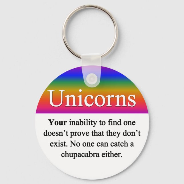 Llavero Keychain de Unicornios (Anverso)