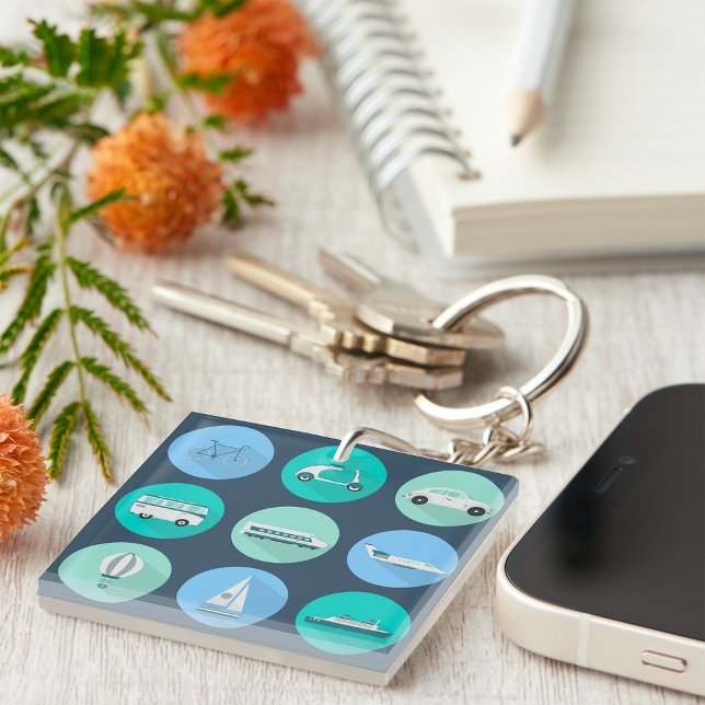 Llavero Keychain de vehículos de Iconos de Transporte (Subido por el creador)