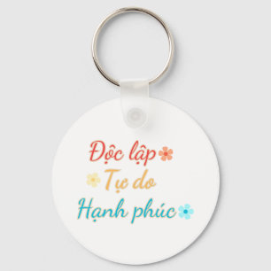 Llavero Keychain de VIETNAM - Felicidad por la libertad de