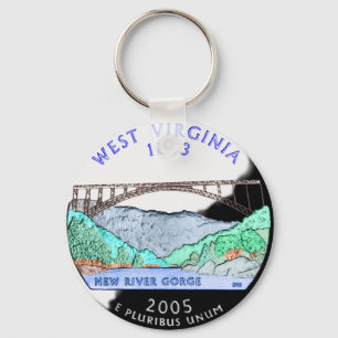 Llavero Keychain de Virginia Occidental