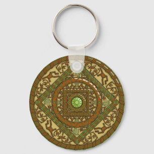 Llavero Keychain de Virgo Mandala