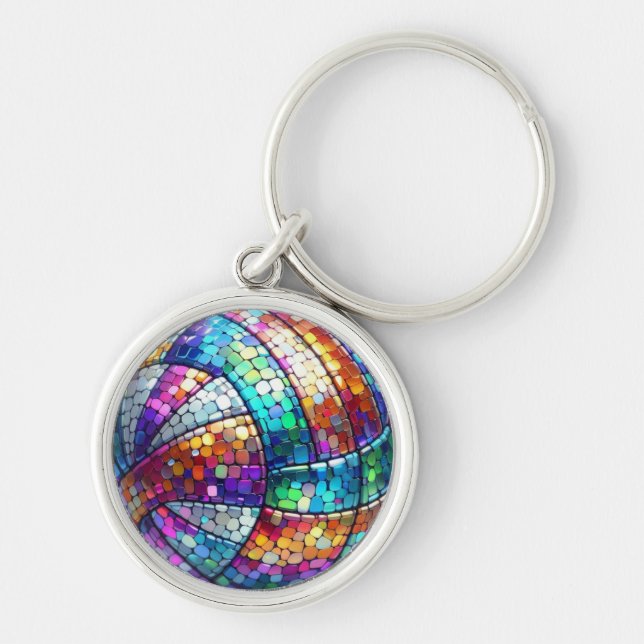 Llavero Keychain de voleibol disco (Frente)