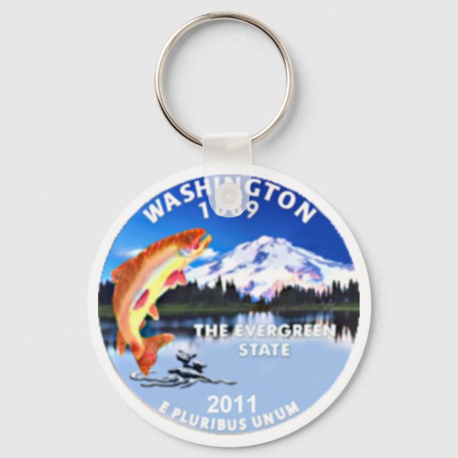 Llavero Keychain de Washington (Anverso)