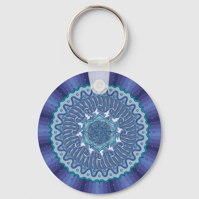 Llavero Keychain de Water Mandala (Anverso)