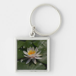 Llavero Keychain de White Lotus Waterlily