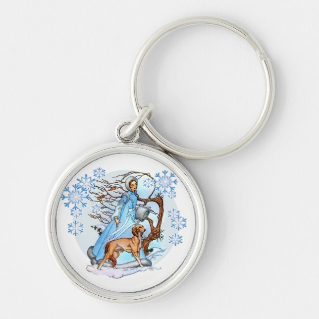 Llavero Keychain de Winter Walk (Frente)