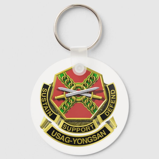 Llavero Keychain de Yongsan Garrison (Anverso)