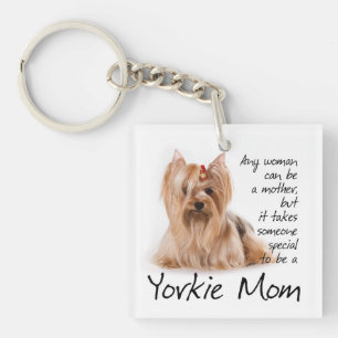 Llavero Keychain de Yorkie Mom
