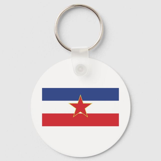 Llavero Keychain de Yugoslavia (Anverso)