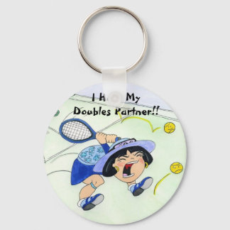 Llavero Keychain de Yuriko: Odio a mi pareja de dobles