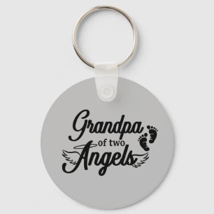 Llavero Keychain del abuelo de dos gemelos