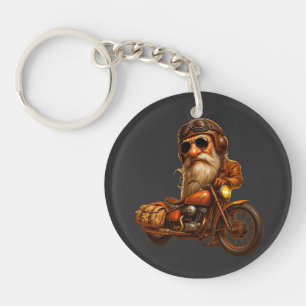 Llavero Keychain del abuelo de la motocicleta - Mini A de