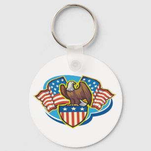 Llavero Keychain del águila estadounidense