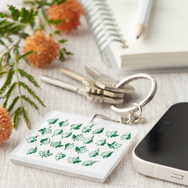 Llavero Keychain del alfabeto verde (Subido por el creador)