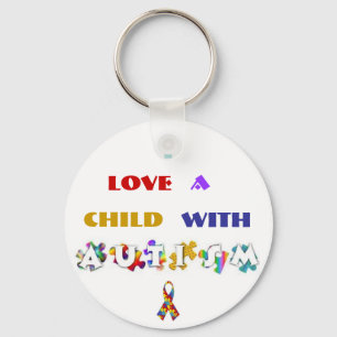 Llavero Keychain del "amor al autismo"