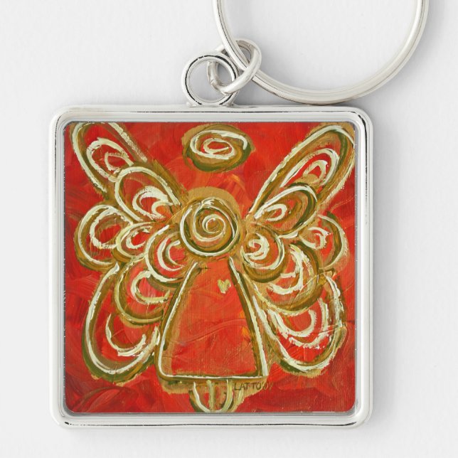 Llavero Keychain del Ángel Rojo (Frente)
